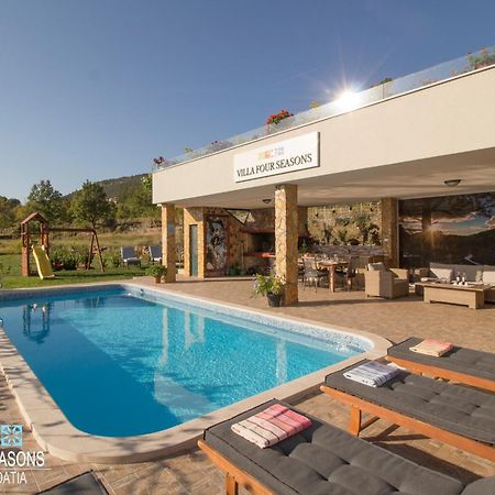Villa Four Seasons, Heated Pool And 3 En-Suite Bathrooms Velika Cista  Bagian luar foto