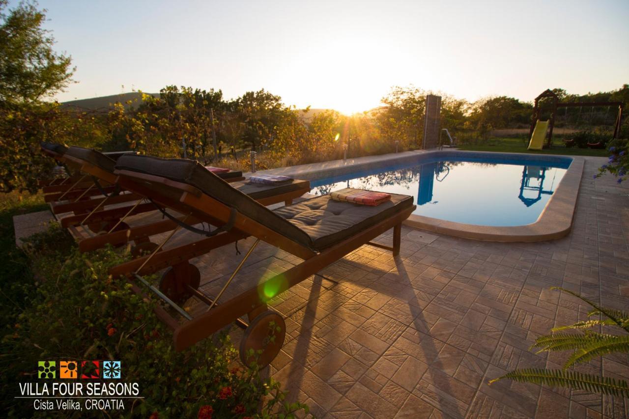 Villa Four Seasons, Heated Pool And 3 En-Suite Bathrooms Velika Cista  Bagian luar foto