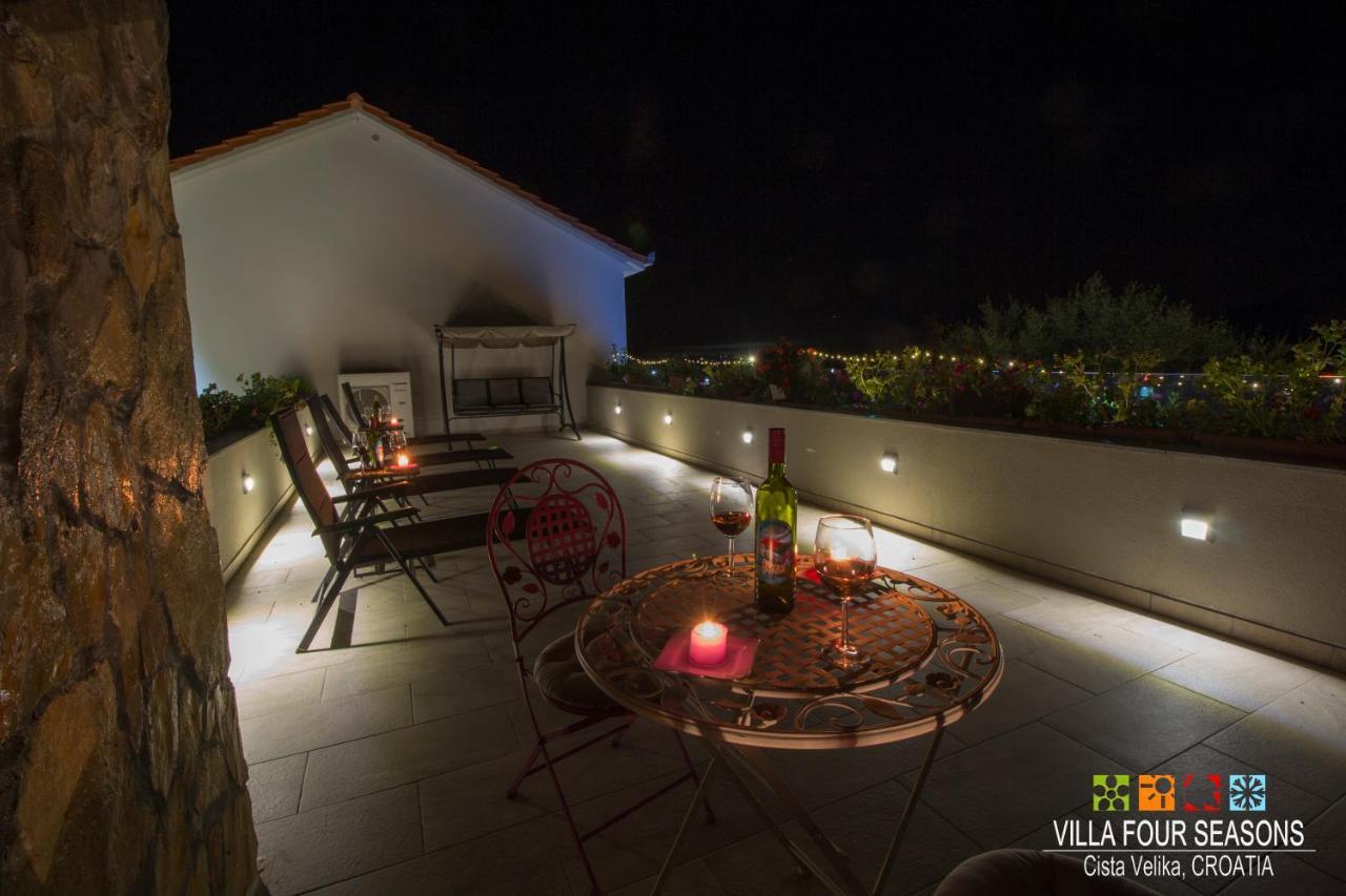 Villa Four Seasons, Heated Pool And 3 En-Suite Bathrooms Velika Cista  Bagian luar foto