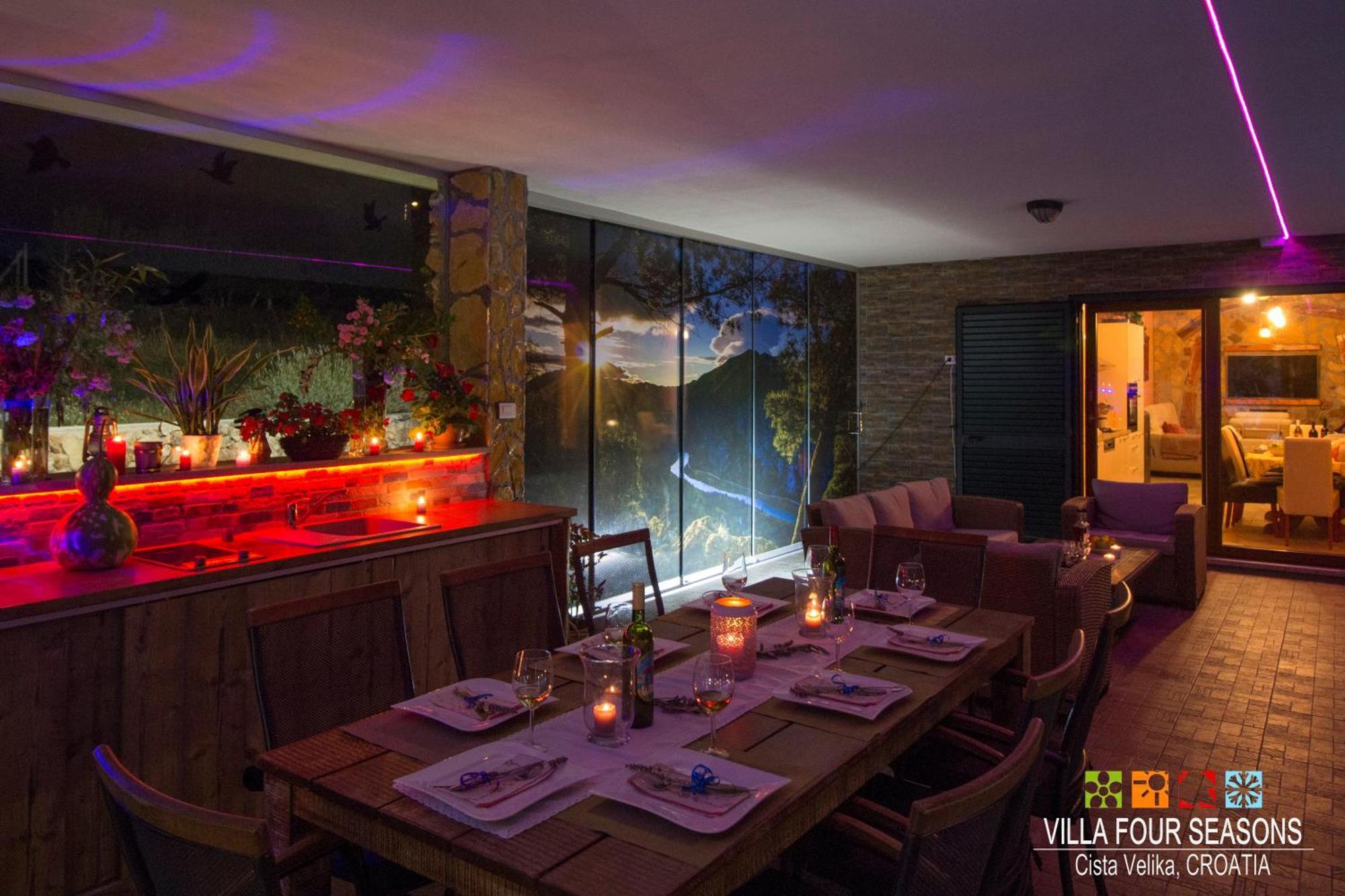 Villa Four Seasons, Heated Pool And 3 En-Suite Bathrooms Velika Cista  Bagian luar foto
